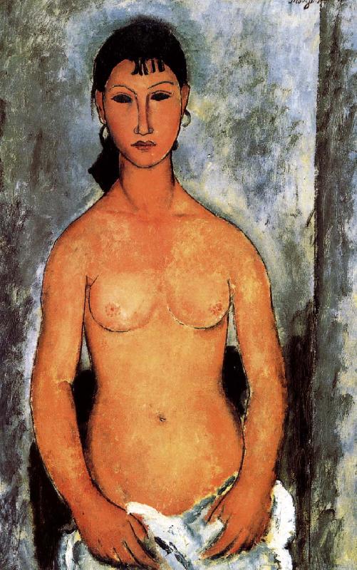Standing nude, Amedeo Modigliani